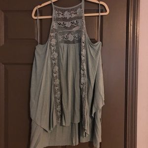 free people eyelet lace tank